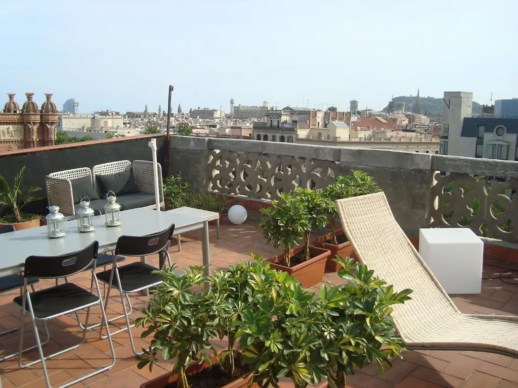 My Space Barcelona Pool City Center Lägenhet